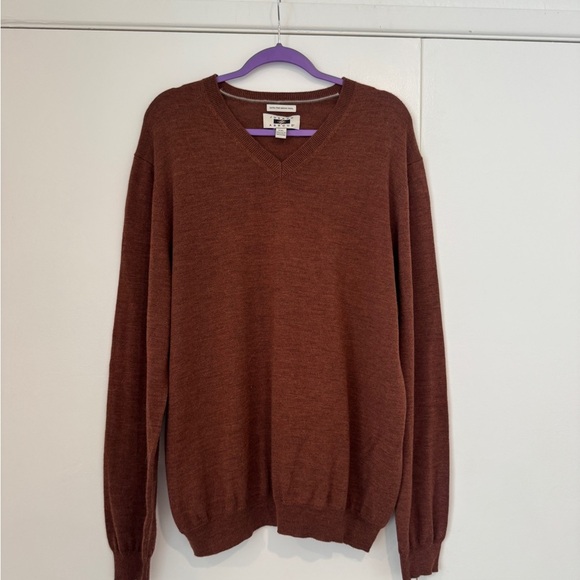 Joseph Abboud Other - Joseph Abboud Men’s XXL Extra Fine Merino Wool Sweater | Burnt Orange